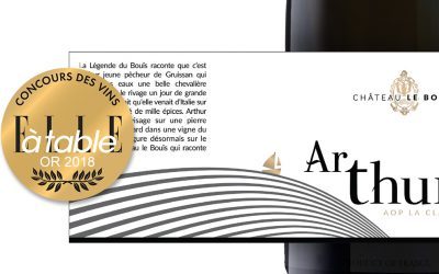 Deuxième distinction pour la nouvelle Cuvée Arthur, premier millésime en appellation La Clape du Château le Bouïs