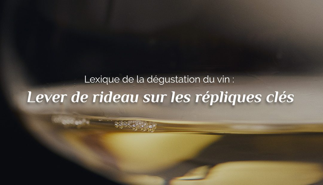 Lexique de la dégustation du vin : Lever de rideau sur les répliques clés
