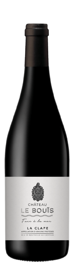 Bouteille de Face à la Mer rouge, AOP La Clape