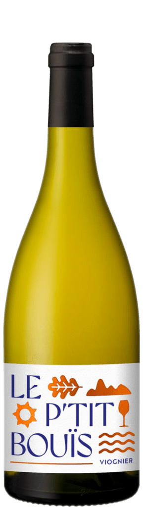 Bouteille du p’tit Bouïs blanc, IGP Oc viognier