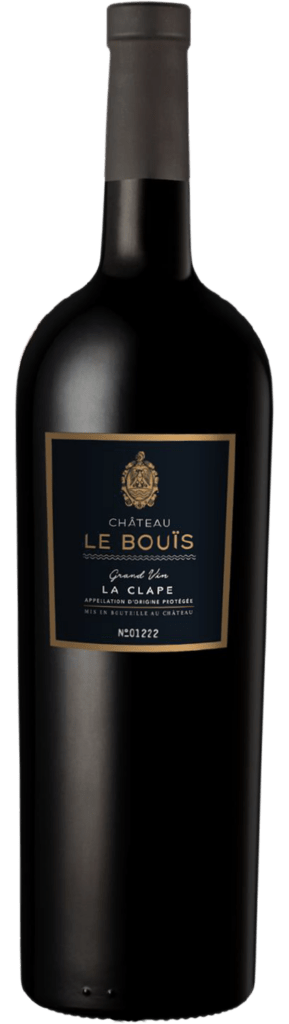 Bouteille du Grand Vin, AOP La Clape rouge du Château le Bouïs