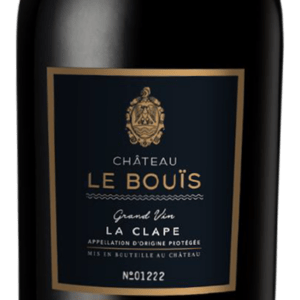 Bouteille du Grand Vin, AOP La Clape rouge du Château le Bouïs